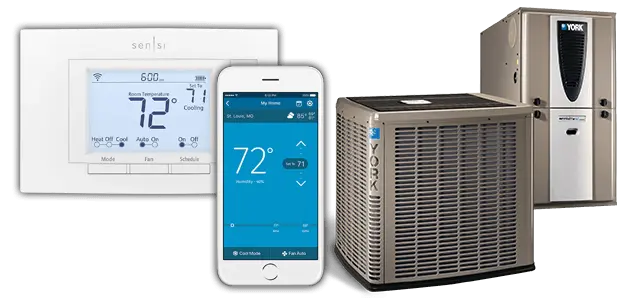 Smart thermostat, york furnace, york air conditioner